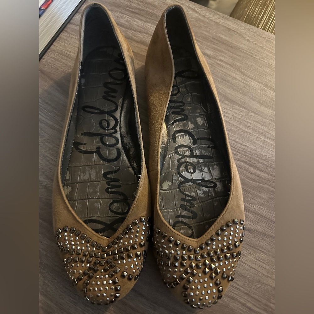 Light Brown Sam Edelman Charlene Flats size 8